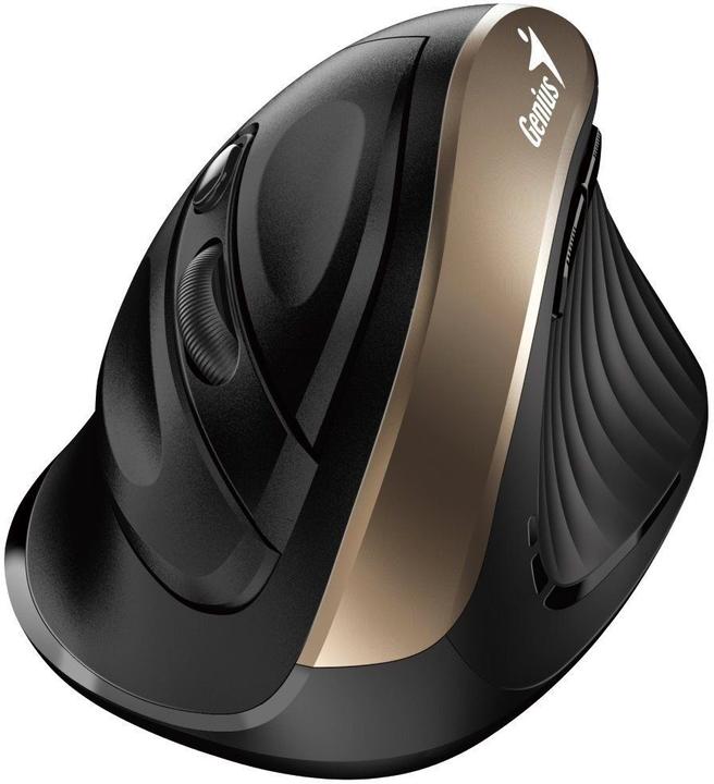 Actual product image Genius Ergo 8250S/Vertik??ln??/Optick??/Pro prav??ky/Bezdr??tov?? Bluetooth/??ern??-zlat?? (Wireless)