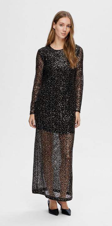 Produktbild Selected Femme Pailletten Maxikleid (40)