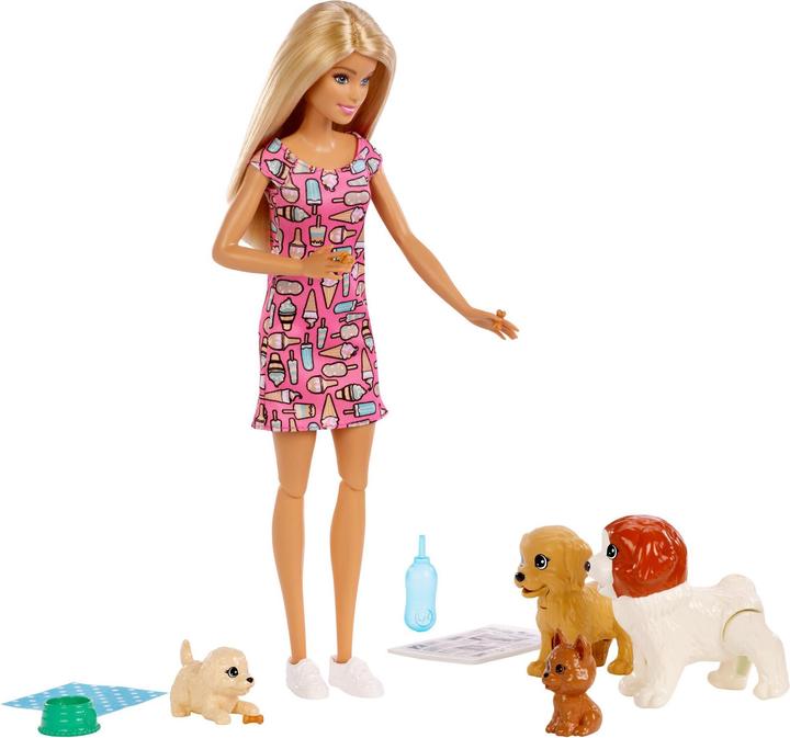 Produktbild Barbie Hundesitterin und Welpen