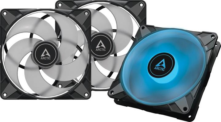 Arctic Lüfter P14 PWM PST RGB 0dB (Black) 3pcs Value Pack (140 mm, 3 x)