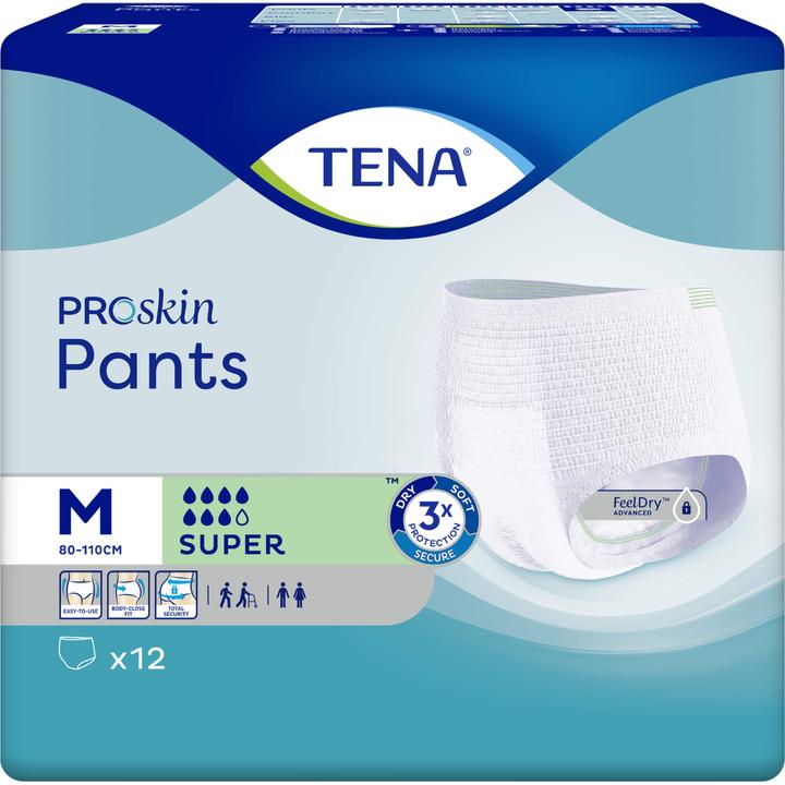 Tena Pants Super hospital range (12 x, M)