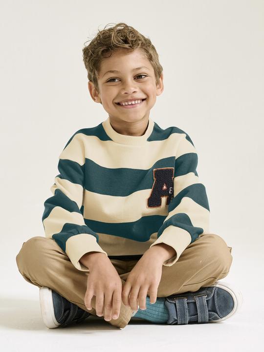 Produktbild Vertbaudet Jungen Sweatshirt mit Frottee-Patch (104)