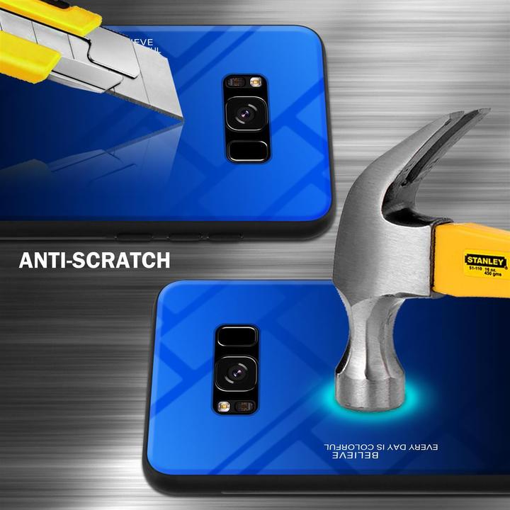 Produktbild Cadorabo TPU 2 Farben Glas Cover (Samsung Galaxy S8+)