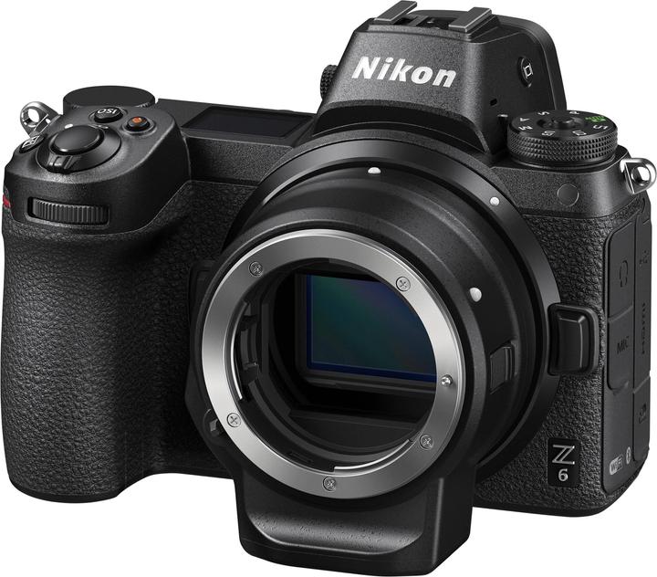 Image du produit Nikon Boîtier Z 6 + adaptateur pour monture FTZ (24.50 Mpx, Plein format)