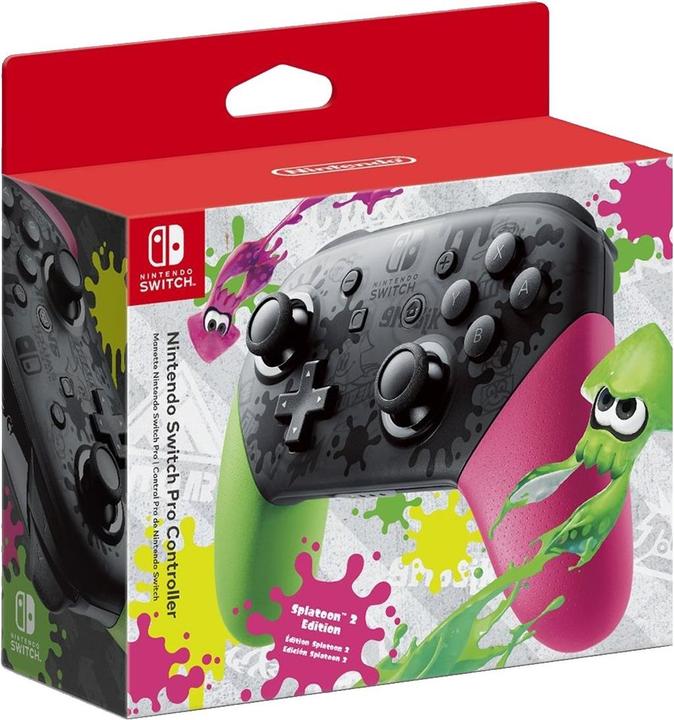 Actual product image Nintendo Switch Pro Controller - Splatoon 2 Limited Edition (Switch)