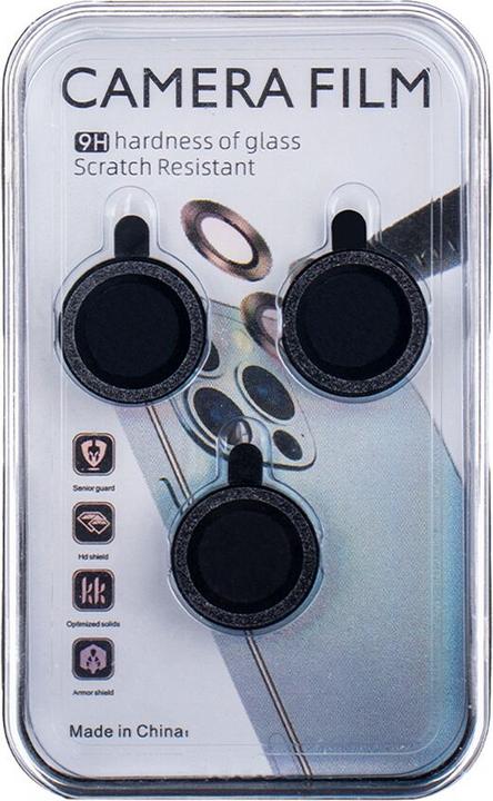 Produktbild OEM Brillenglas-Set für iPhone 14 6,1" schwarz glitter (2 Stück)
