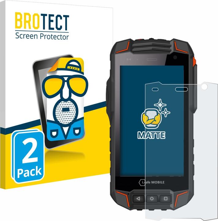 Productafbeelding BROTECT Antireflecterende schermbeschermer mat (2 Stuk, i.safe mobiel IS530.1)