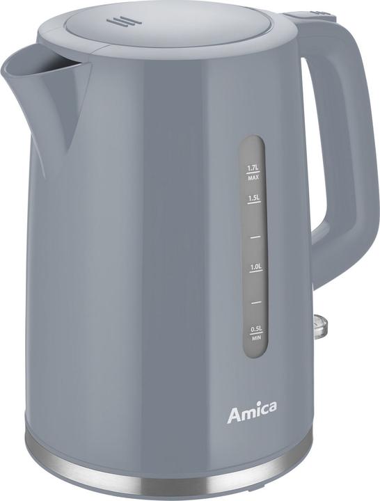 Actual product image Amica KF 1013 teapot gray (1.70 l, EU plug)
