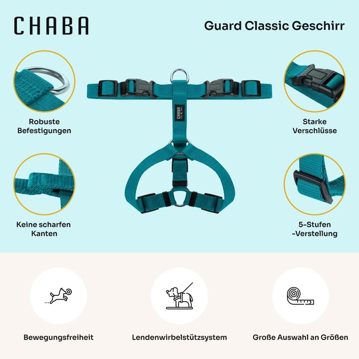 Immagine prodotto Chaba PROTEZIONE CH-BELT L (P)35-60 (P)50-75X2,5CM SEA 5080 (L, Cane, Generale, Passeggiare)