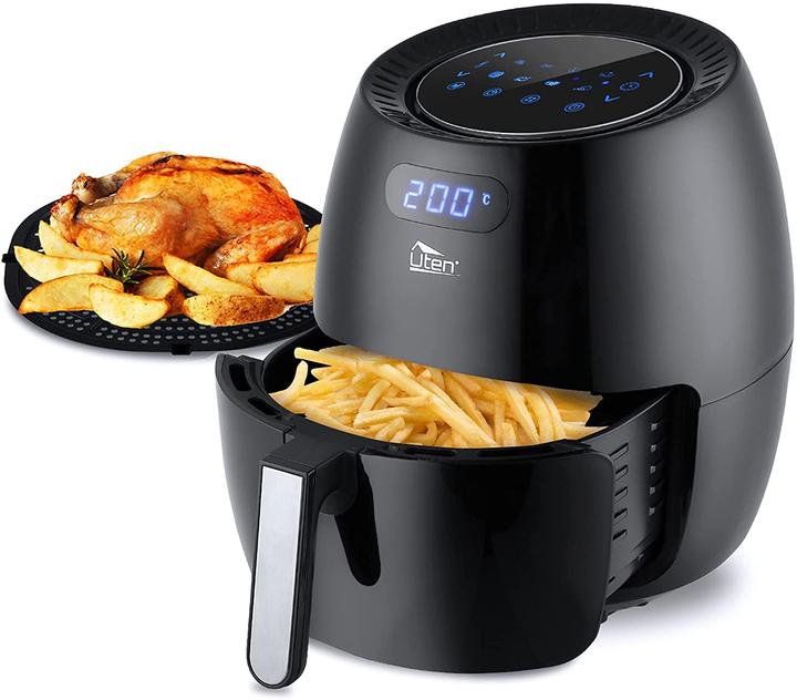 Actual product image Uten Hot Air Deep Fryer, 6,5L- LCD