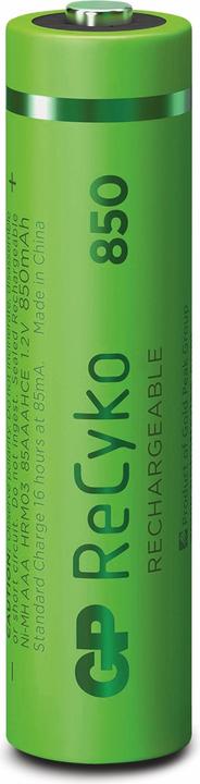 Image du produit GP Batteries ReCyko (4 pcs, AAA, 850 mAh)