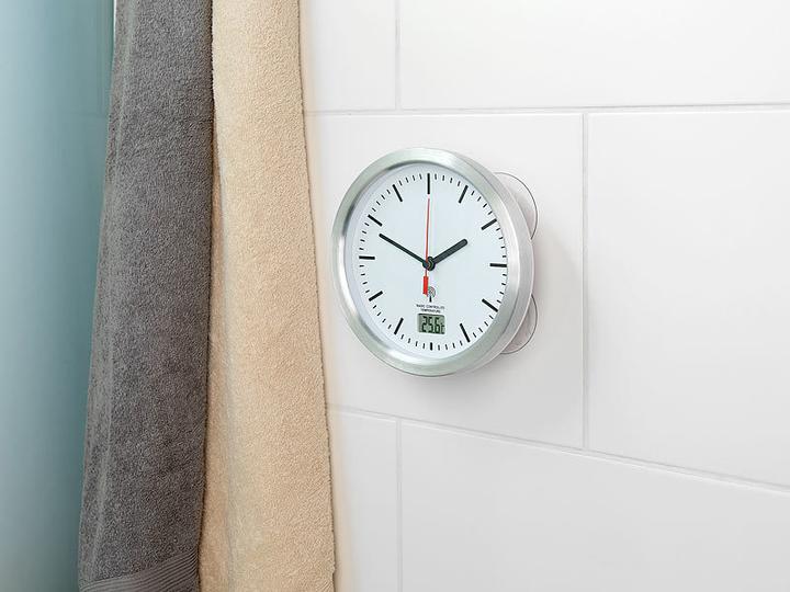 Produktbild St. Leonhard Badezimmer-Funk-Wanduhr (17 cm)