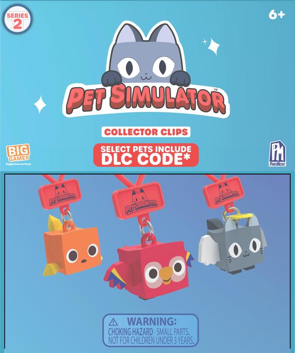 Actual product image Boti Pet Simulator Blind Collector Keyring Wave 2