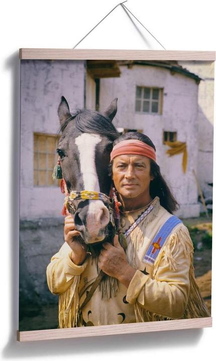 Produktbild Trenddeko Pierre Brice - Winnetou (30 x 40 cm)
