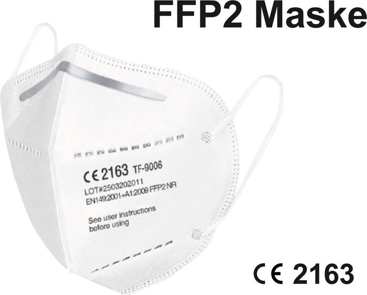 Actual product image Neutral FFP2 respirator mask (FFP2, 20 x)