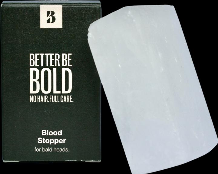 Image du produit Better be bold Blood Stopper for bald heads | Pierre d'alun (75 ml, Gel de rasage)