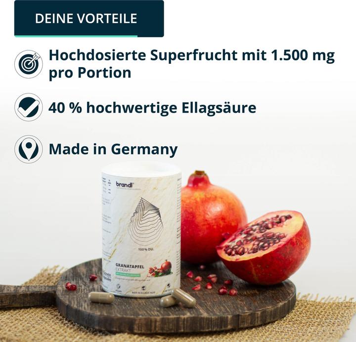 Produktbild Brandl Granatapfel Extrakt Vegan (1 Stück, Kapseln, 130 g)