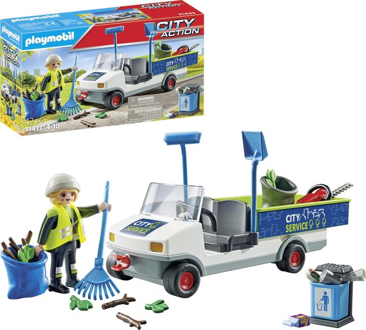 Image du produit Playmobil 71433 Équipe de nettoyage urbain (71433, Playmobil City Action)
