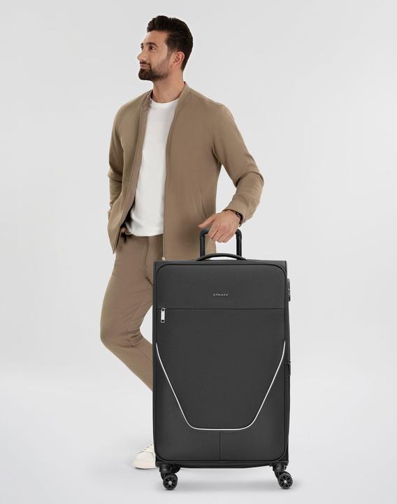 Produktbild Stratic taska 4-Rollen Trolley L 76 cm mit Dehnfalte (118 l, XL (ab 115l))