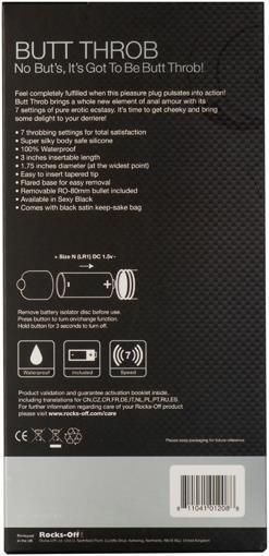 Actual product image Rocks-Off Butt Throb