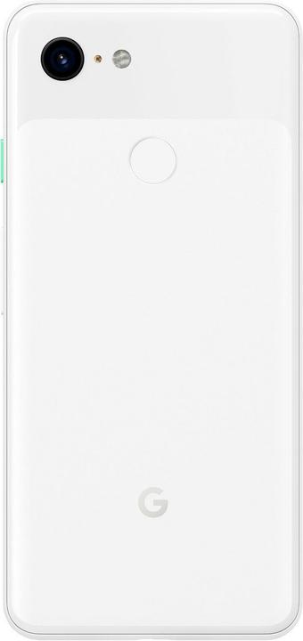 Produktbild Google Pixel 3 (64 GB, Clearly White, 5.50", Single SIM, 12.20 Mpx, 4G)