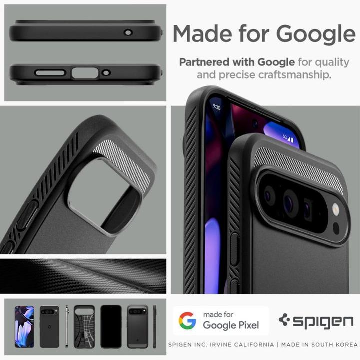 Actual product image Spigen Rugged Armor Case (Google Pixel 9 Pro XL)