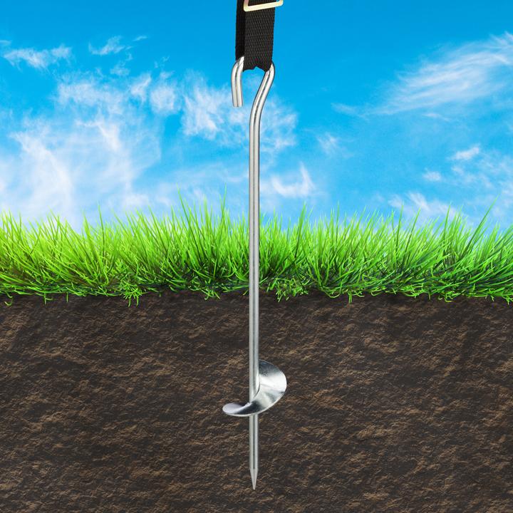 Actual product image Relaxdays Trampoline Ground Anchor