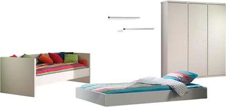 Produktbild Vipack Kinderzimmer Lara 4-teilig Set B (Kinderkleiderschrank)