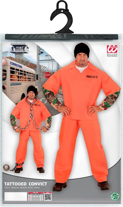 Produktbild Widmann Kostüm Tätowierter Gefangener (XL)