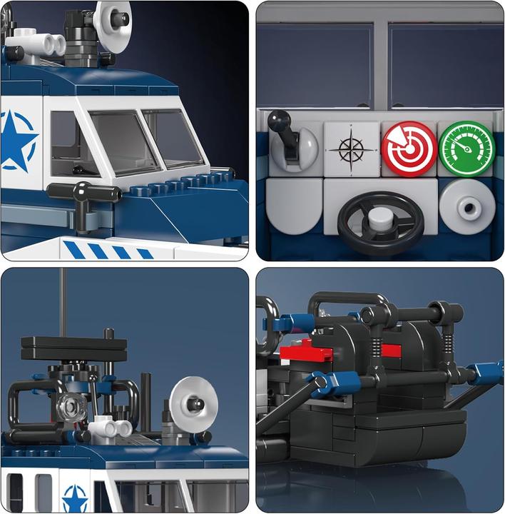 Image du produit Mould King Bateau de police