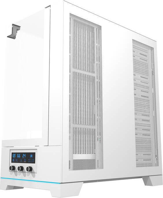 Actual product image Darkflash Tech Darkflash DY450 computer case without fans (white) (ITX, mATX, ATX)