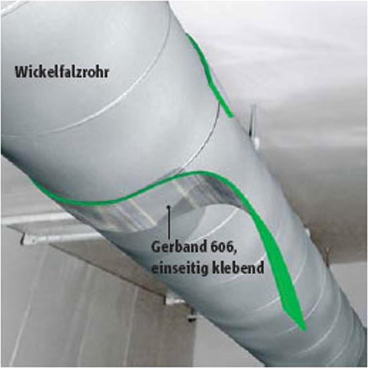 Actual product image Gerband Aluminium butyl adhesive tape 606, 50 mm x 10 m (50 mm)