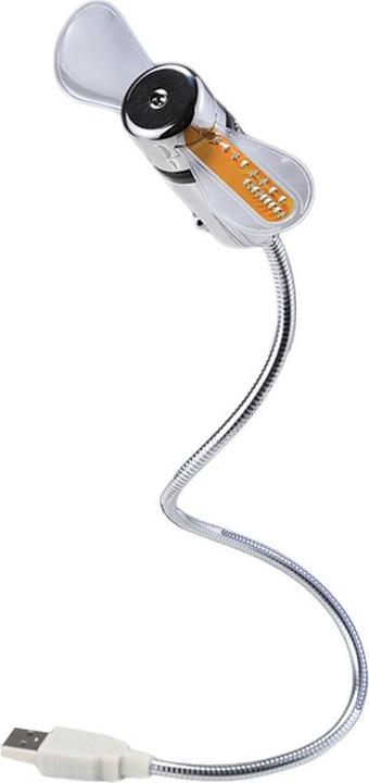 Image du produit Hama Ventilateur USB pour PC avec affichage de l'heure