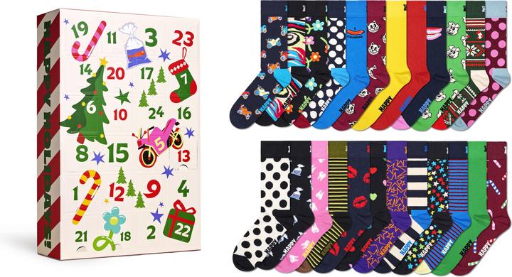 Happy Socks Advent Calendar Gift Set (41 - 46)