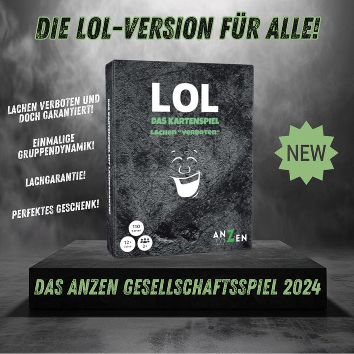 Actual product image Anzen Spiele ANZEN - LOL The card game - Laughter forbidden (German)