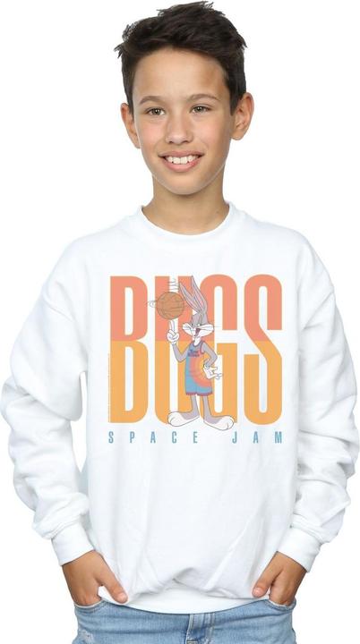 Actual product image Space Jam Boys Bugs Bunny Basketball Spin Sweatshirt (140, 146)