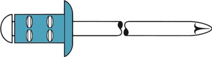 Productafbeelding Gesipa Blindklinknagel PolyGrip® Rivet schacht dxl 3,2x11,0mm VA 75 st.
