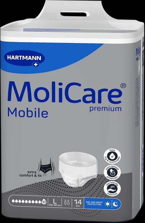 Produktbild MoliCare Mobile 10 Inkontinenz Pants (14 x, L)
