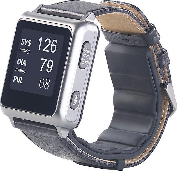 Actual product image Newgen medicals Blood Pressure Wrist Watch with Pump, E-Ink Display, Bluetooth & App