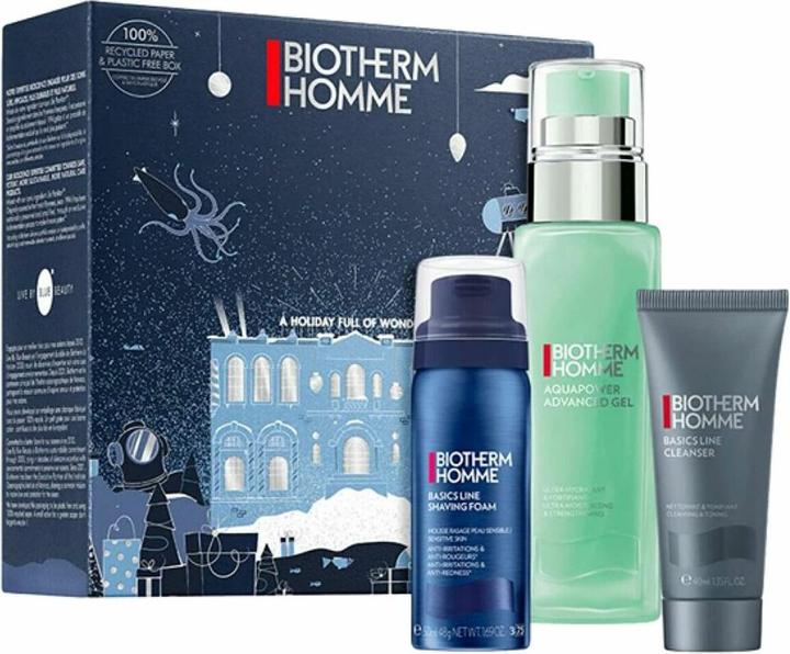Image du produit Biotherm Aquapower Set Aquapower Pnm 75ml + Cleansing Gel T40ml + Rasage Ps 50ml (Set soin du visage)
