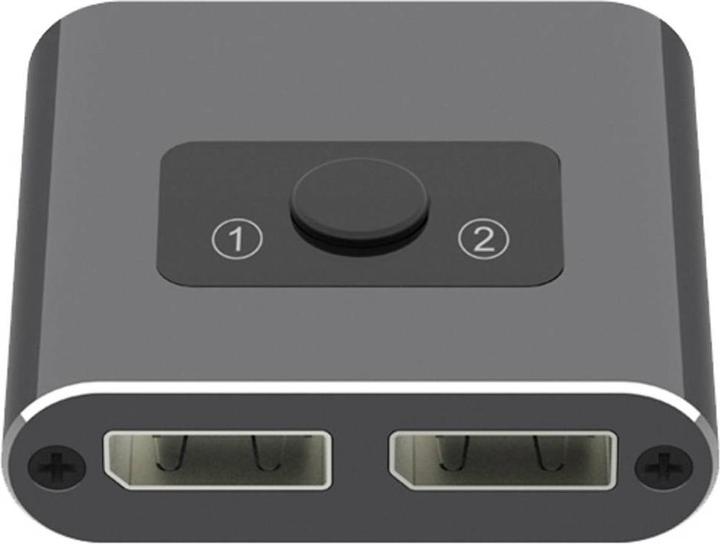 Produktbild Maxtrack DisplayPort bidirektionaler Umschalter 4K @60Hz