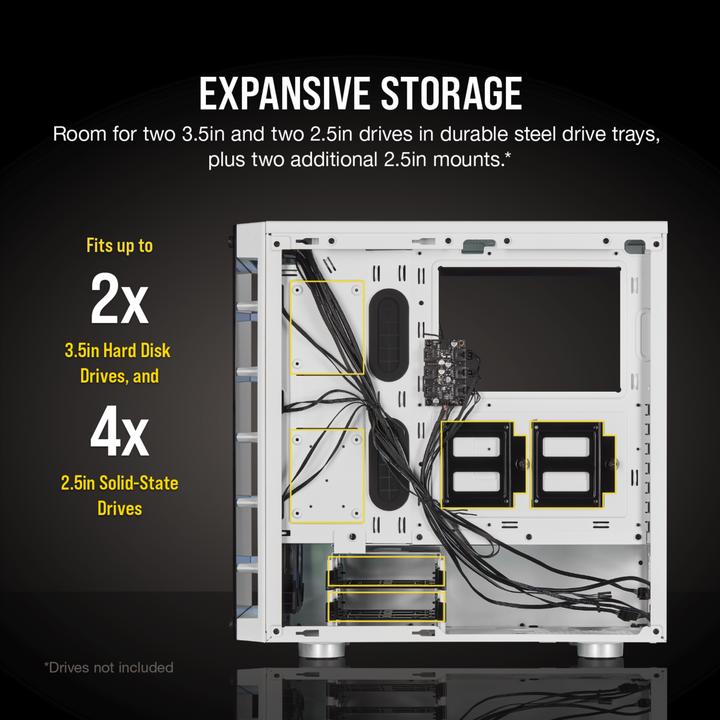 Actual product image Corsair iCUE 465X RGB (ATX, mATX, Mini-ITX)