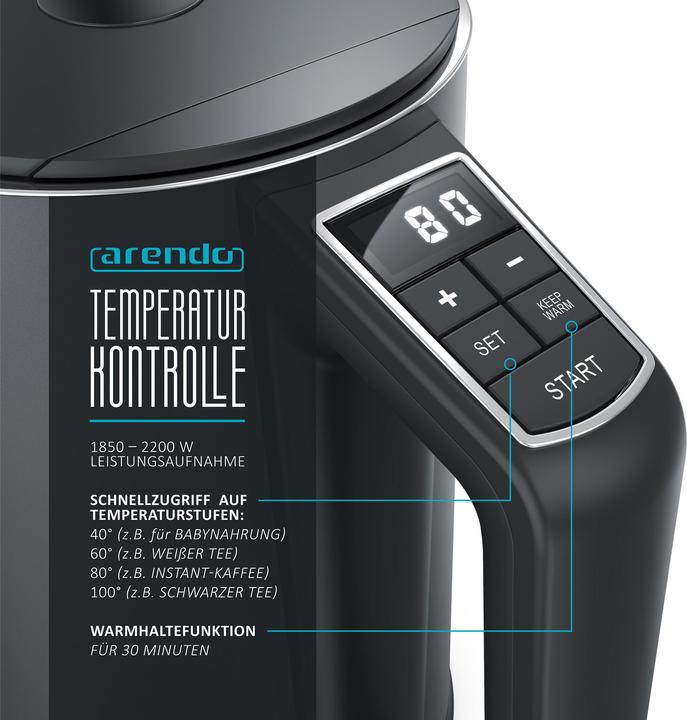 Actual product image Arendo electric kettles (1.50 l)