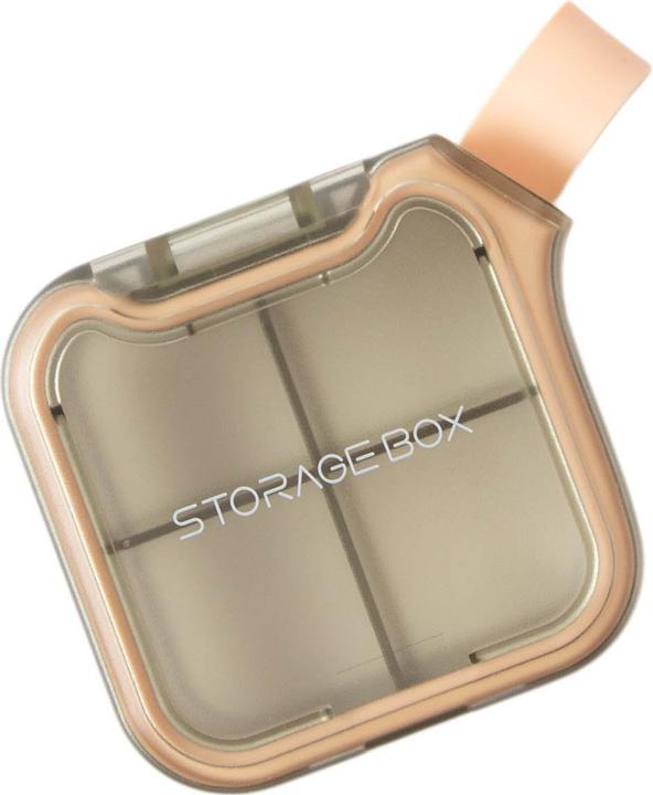 Immagine prodotto Stride Medibox mit 4 Fächern, grün-rosa