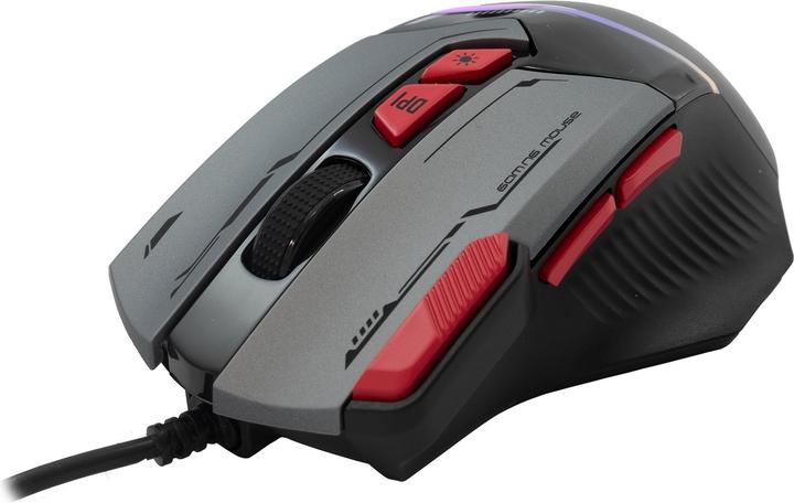 Actual product image Baracuda Gaming Mouse MANTA, 8D, 12800 dpi, Grey (BGM-047) (Cable)