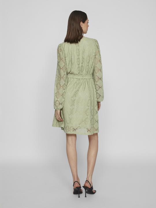 Actual product image Vila Tie waist dress with long sleeves (S)