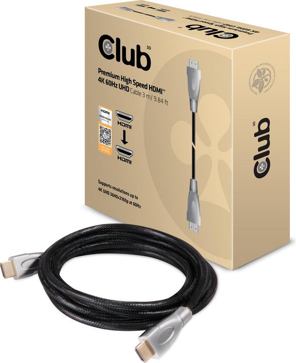 Image du produit Club 3D HDMI (Typ A) – HDMI (Typ A) (3 m, HDMI)