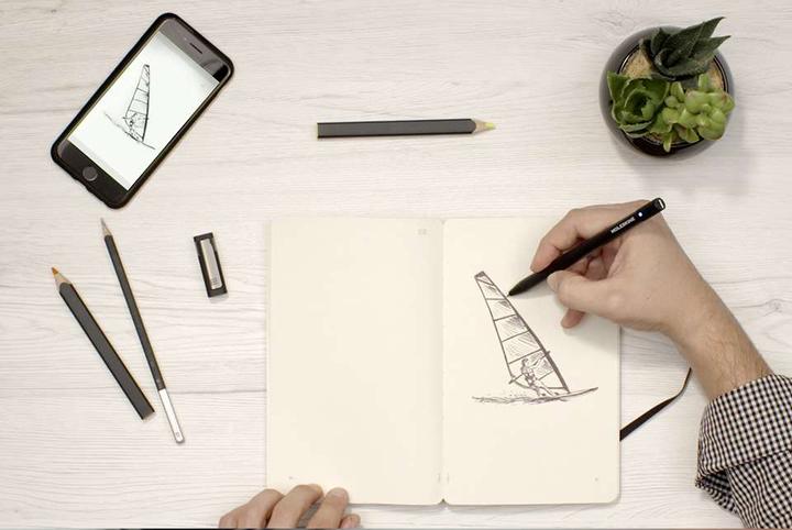 Immagine prodotto Moleskine Smart Writing Pen+ Ellipse (Nero)