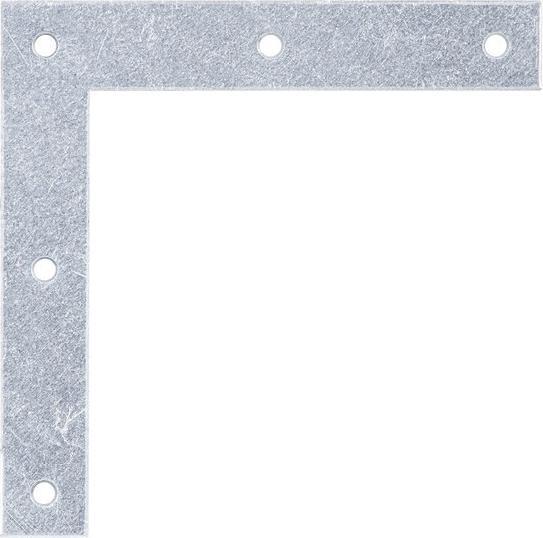 Image du produit Alberts Equerre de fixation 100 x 100 x 15 mm, galvanisé jaune, 1 pce (1 pcs)