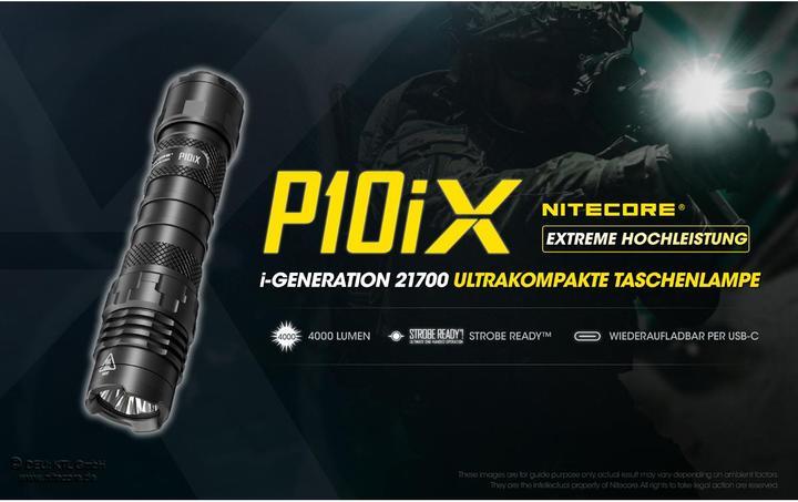 Produktbild Nitecore P10iX - 4000 Lumen (13.72 cm, 4000 lm)